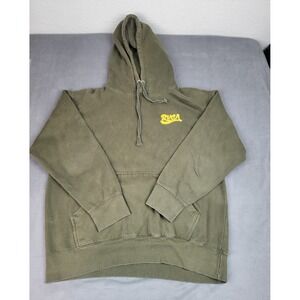 RVCA Hoodie Men Large Green Sweatshirt Drawstring Midweight Outdoor Warm‎ MMA